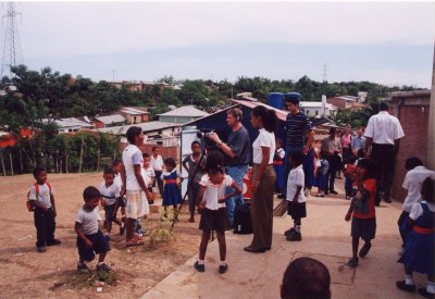 Filming in Colombia