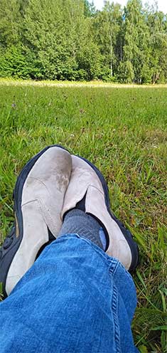 Feet in the Meadow