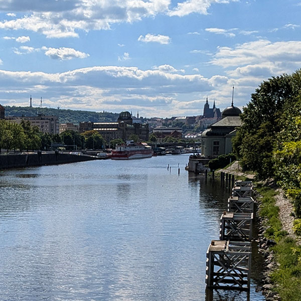 A walk along the Vltava River